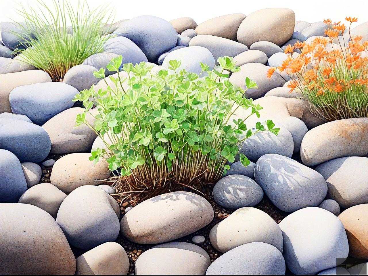 吸水石里种什么植物好