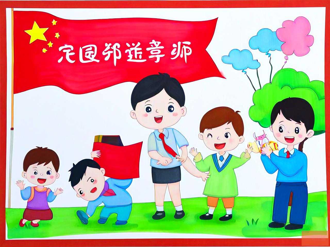 锦旗定做送老师幼儿园