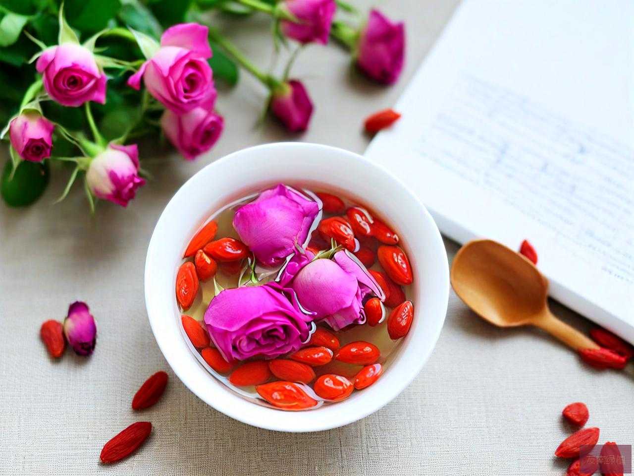 玫瑰花枸杞有什么作用