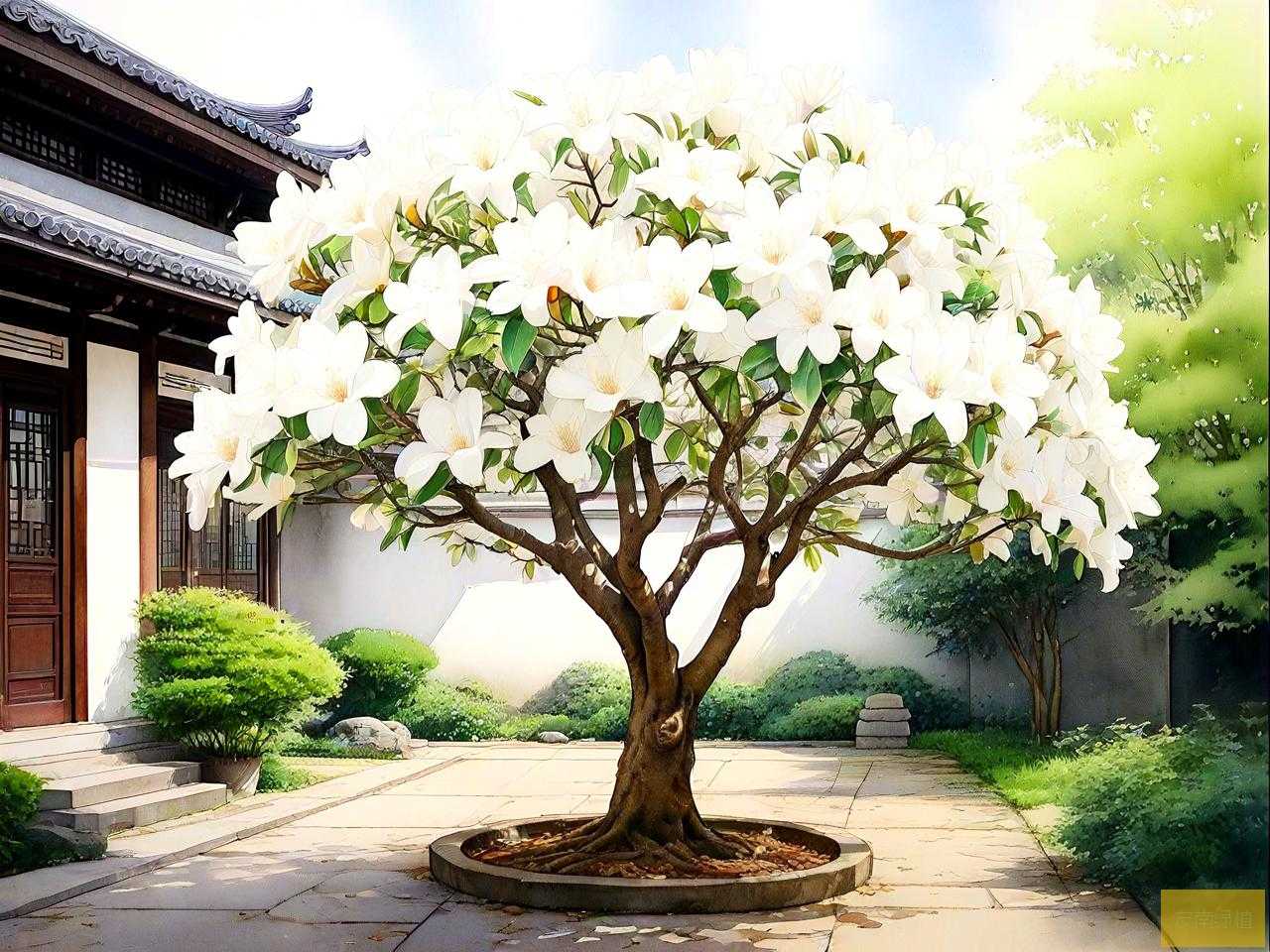 庭院种白玉兰树好不好
