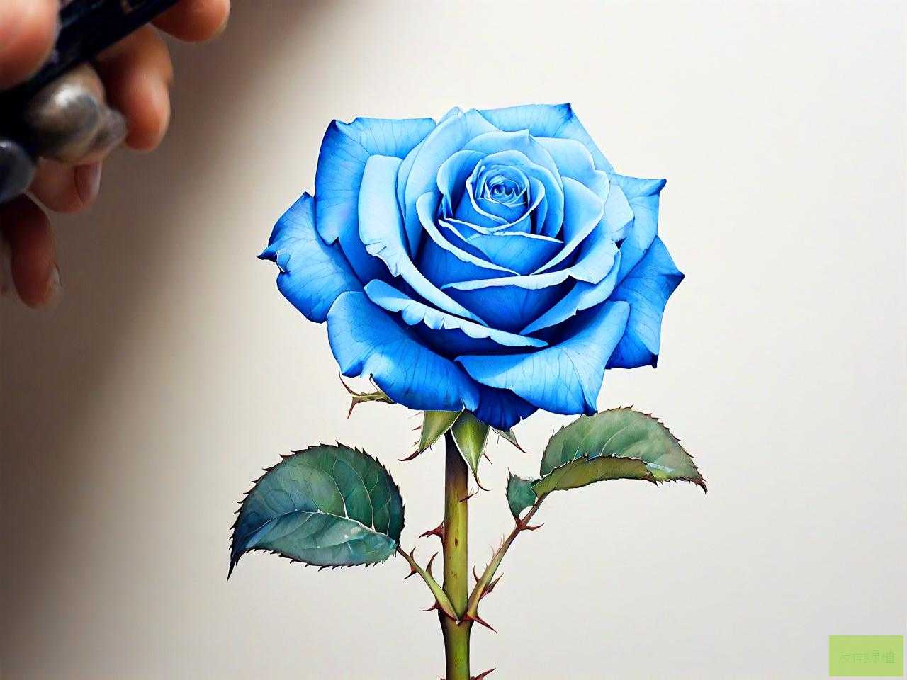蓝冰碎玫瑰花语是什么