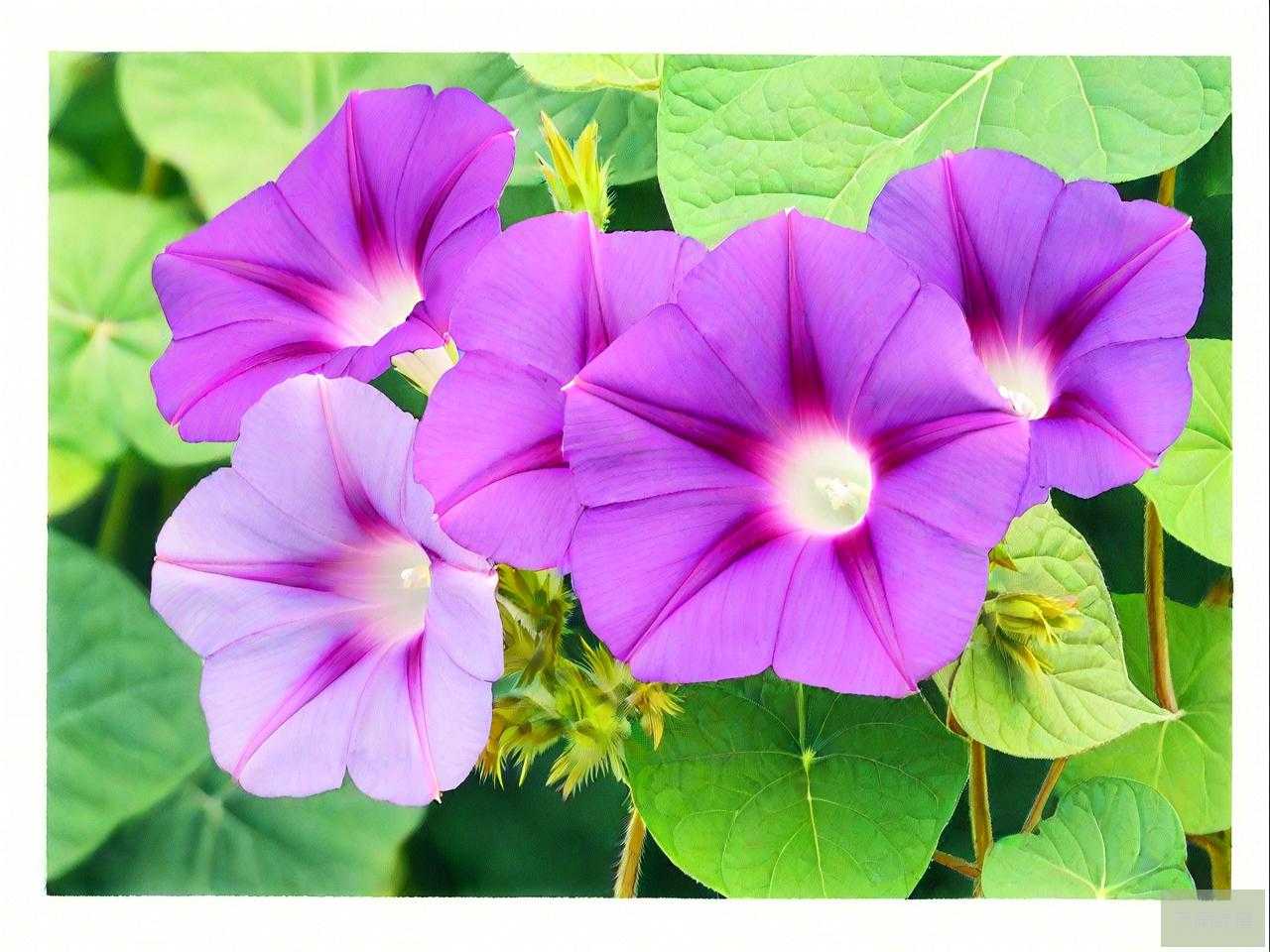 牵牛花的外形特点描写