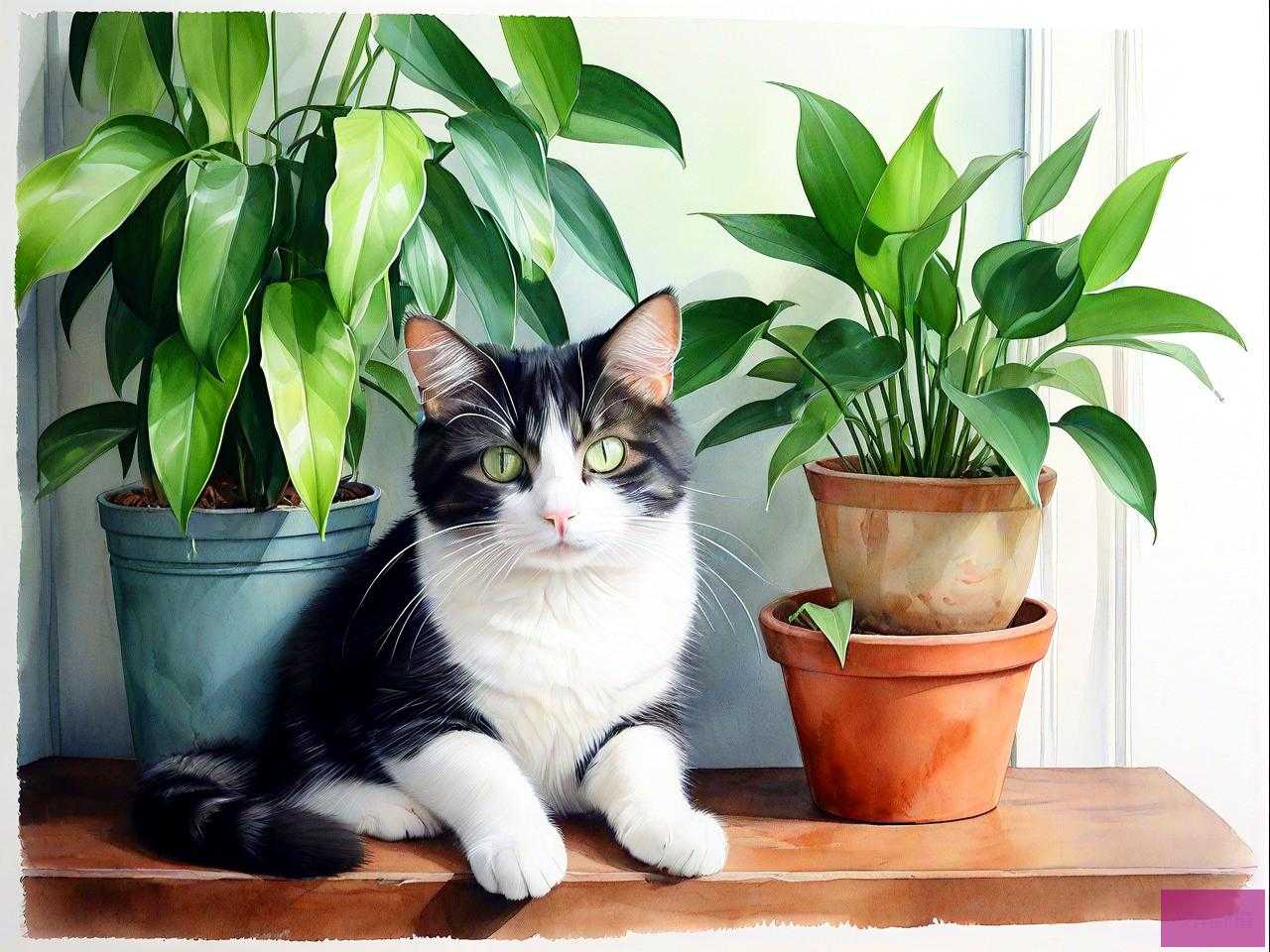 家里养猫可以养绿萝吗