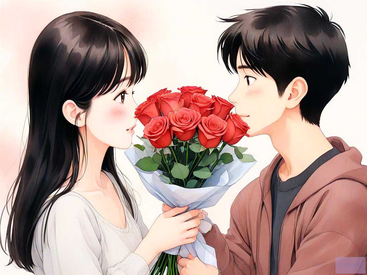 第一次见对象送什么花