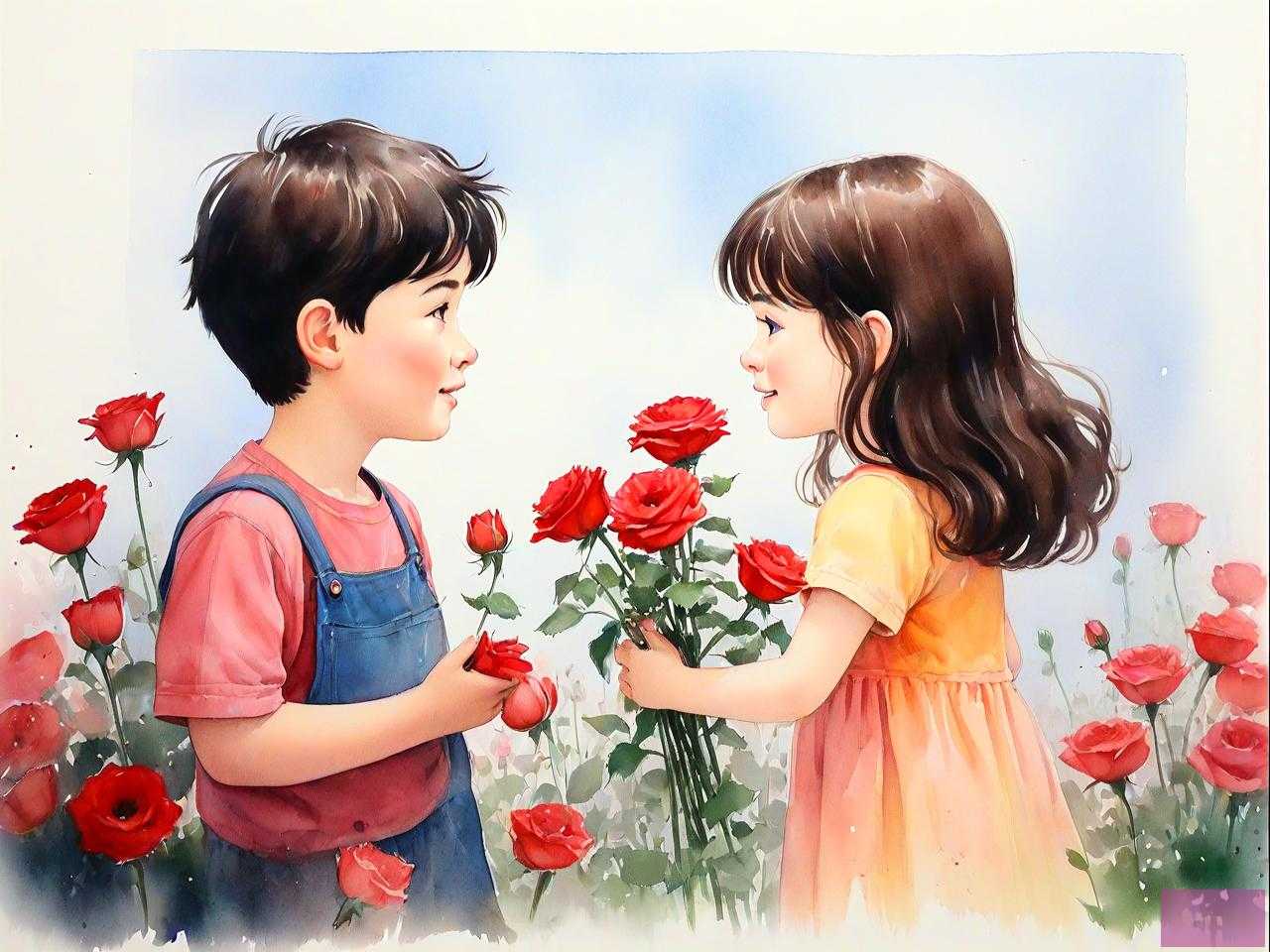 送正在追的女孩什么花