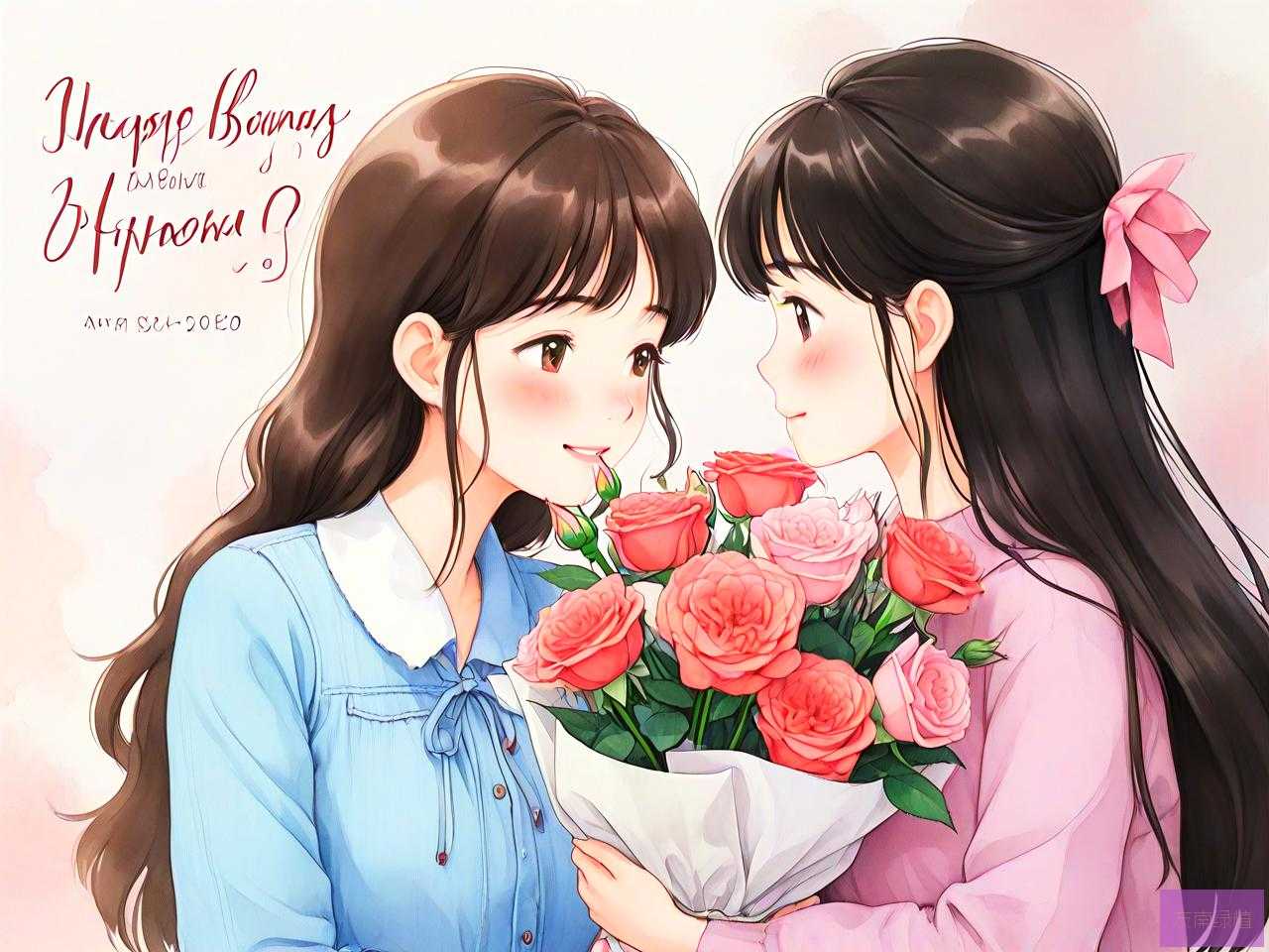 闺蜜生日送鲜花祝福语
