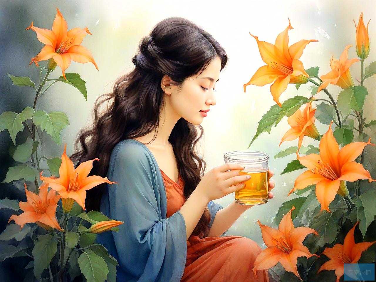 曼陀罗花泡水让女人喝