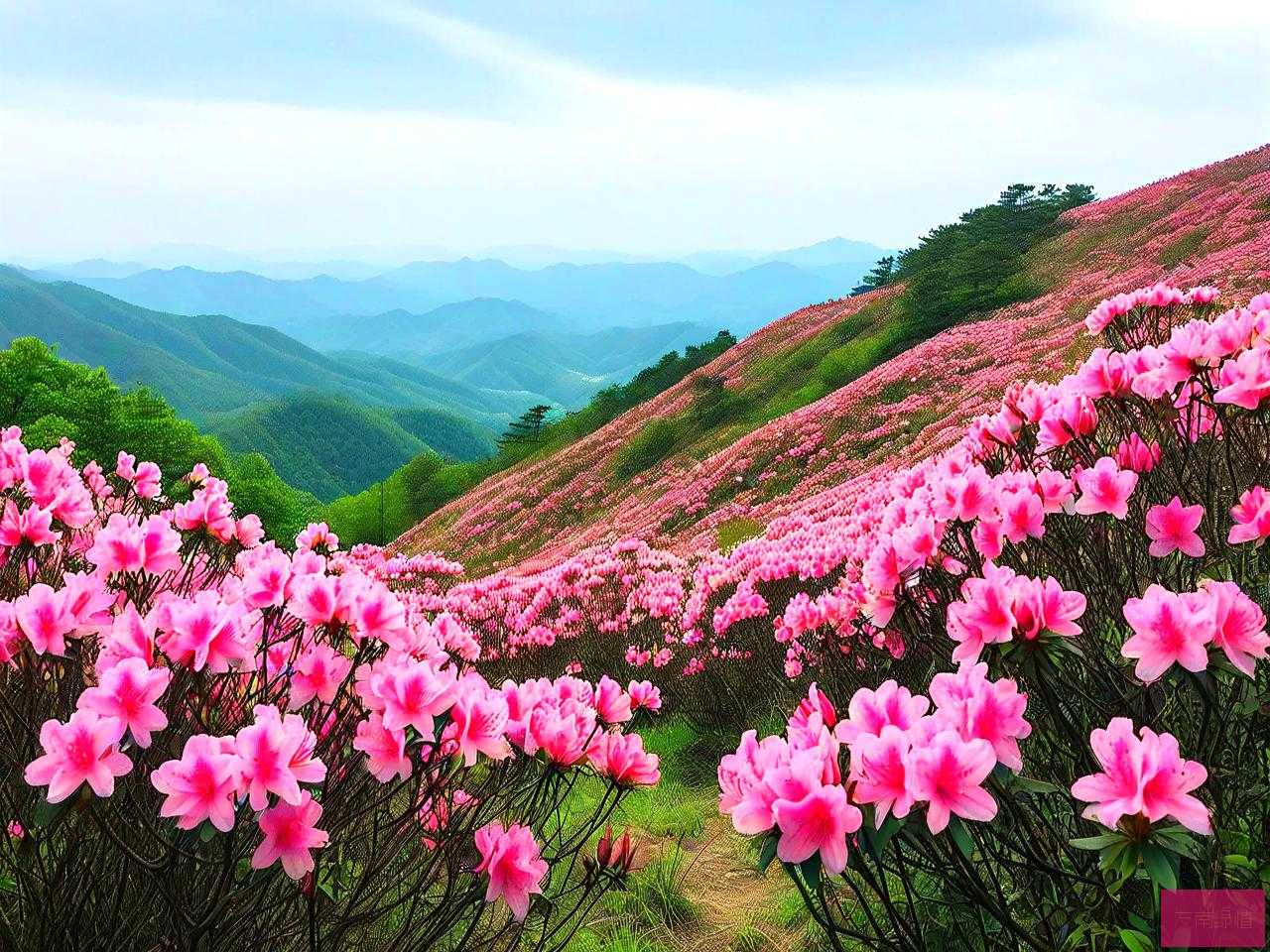 遂昌桃源尖十里杜鹃花