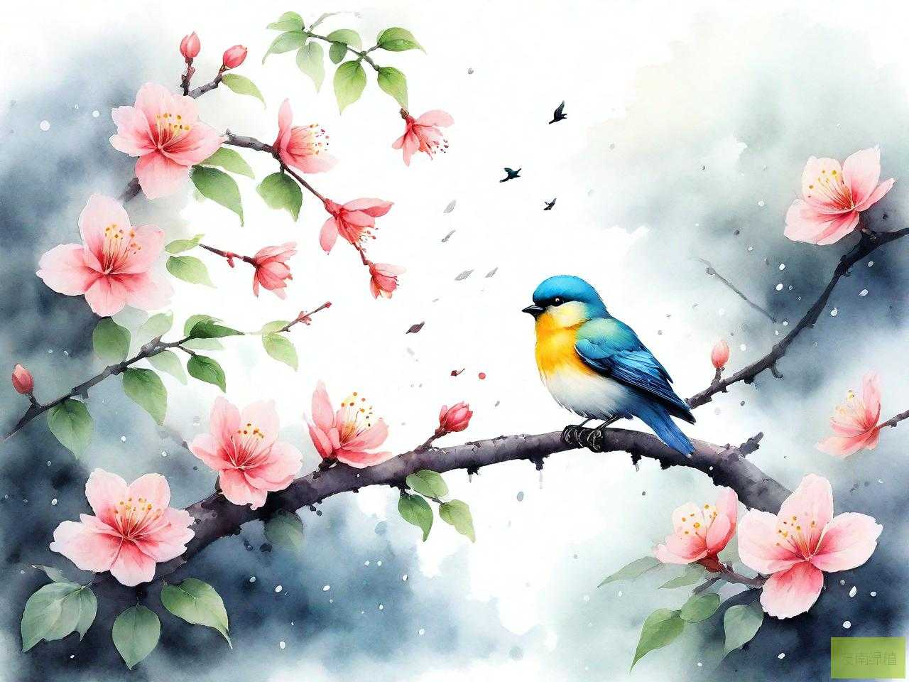 春晓处处闻啼鸟夜来风雨声花落知多少