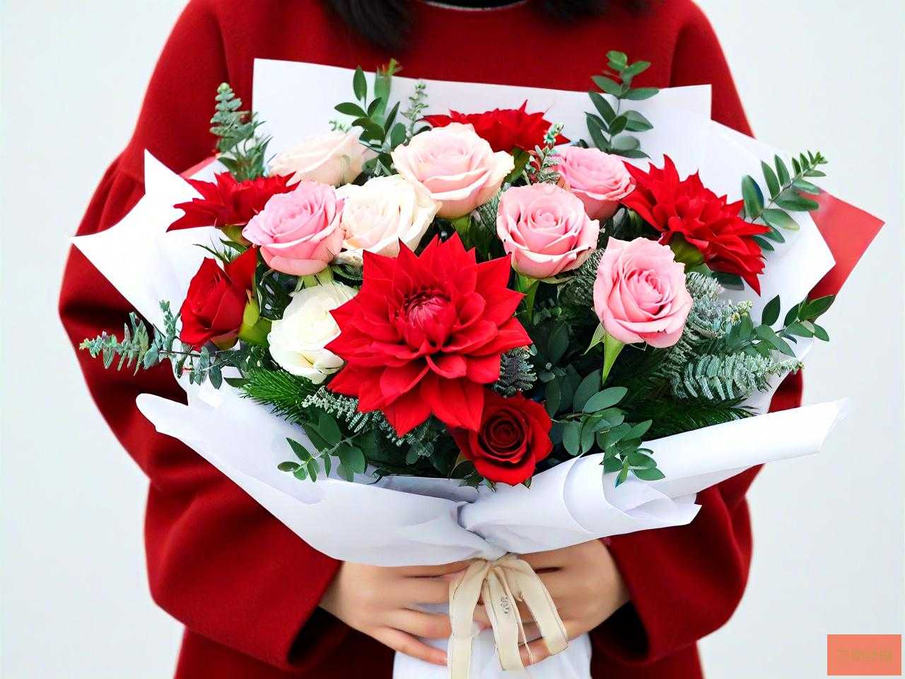 圣诞送女生什么花合适