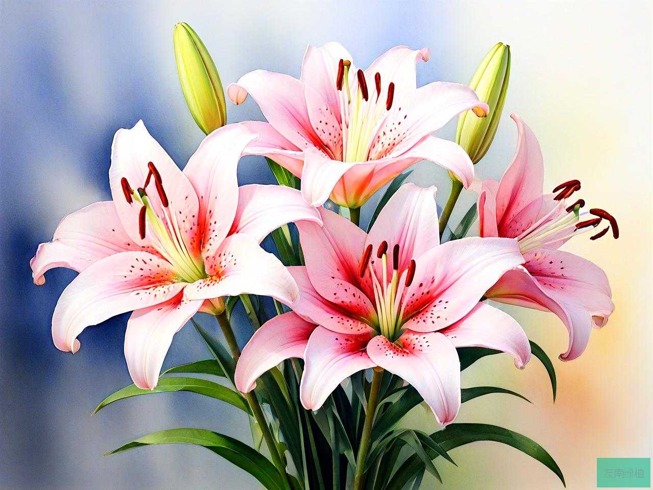 几朵百合花代表的含义