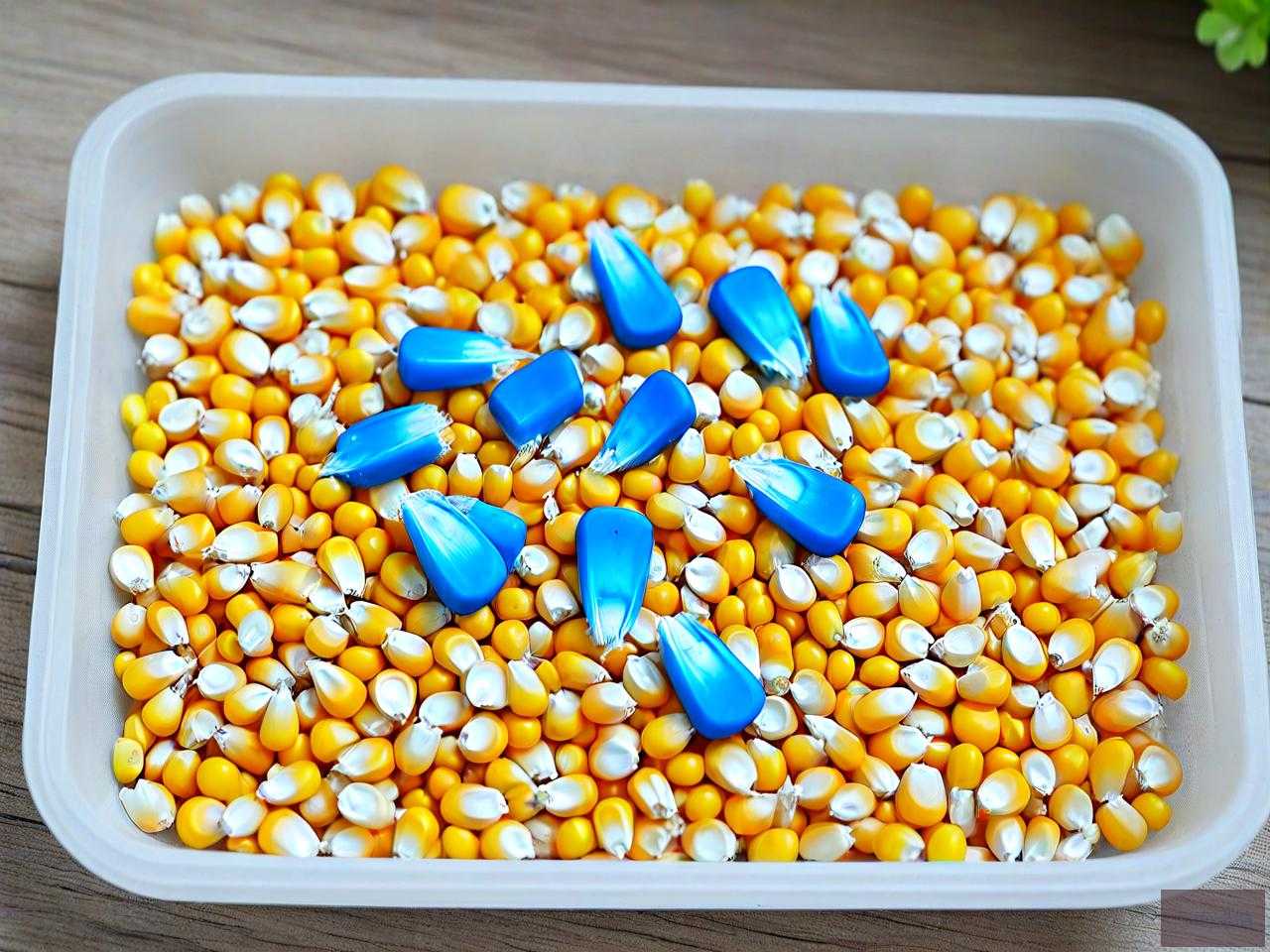 玉米种子变蓝的部位是