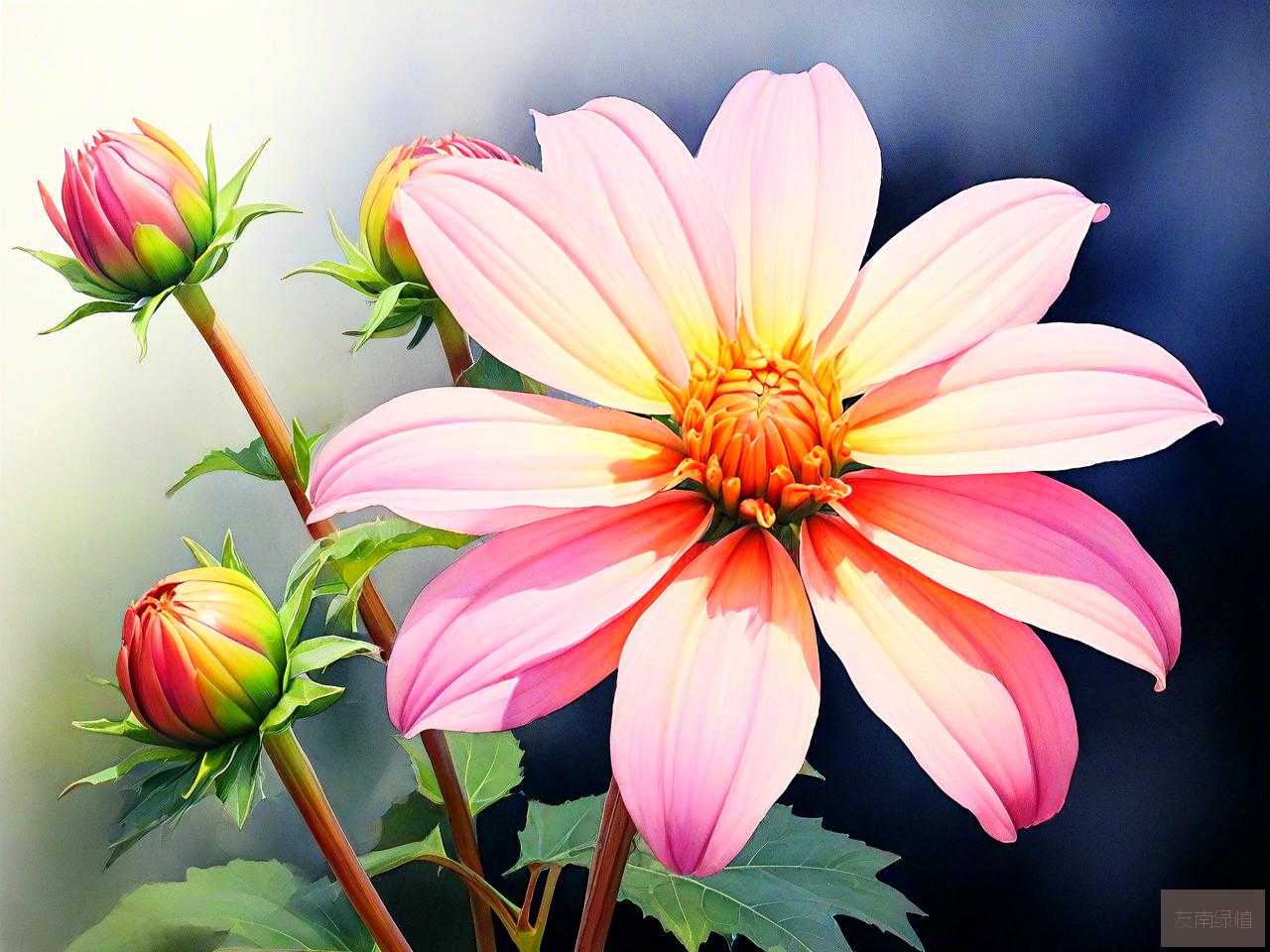 早上开花晚上闭合的花