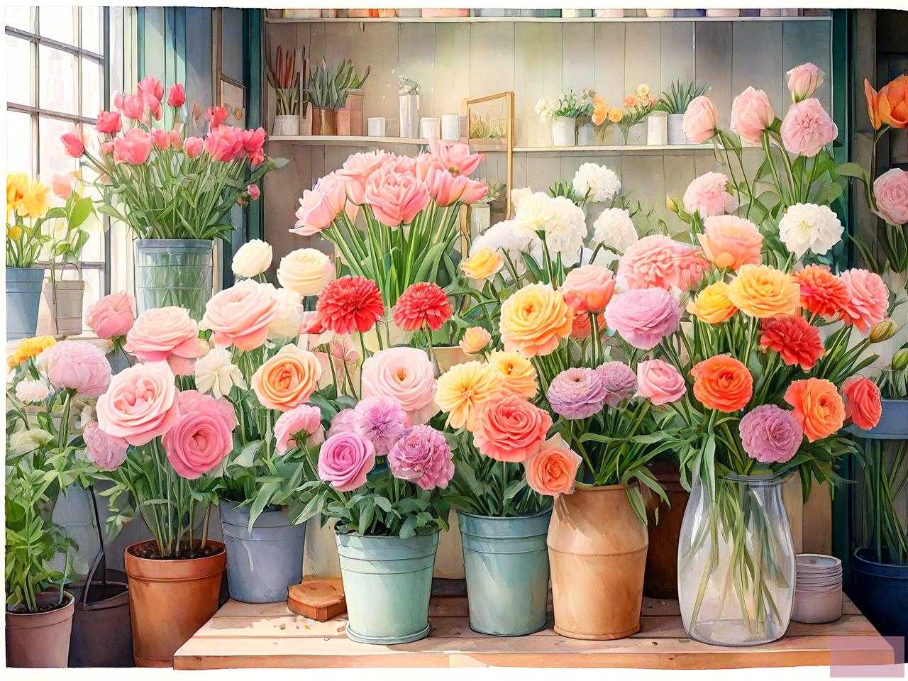 花店里的花有哪些品种