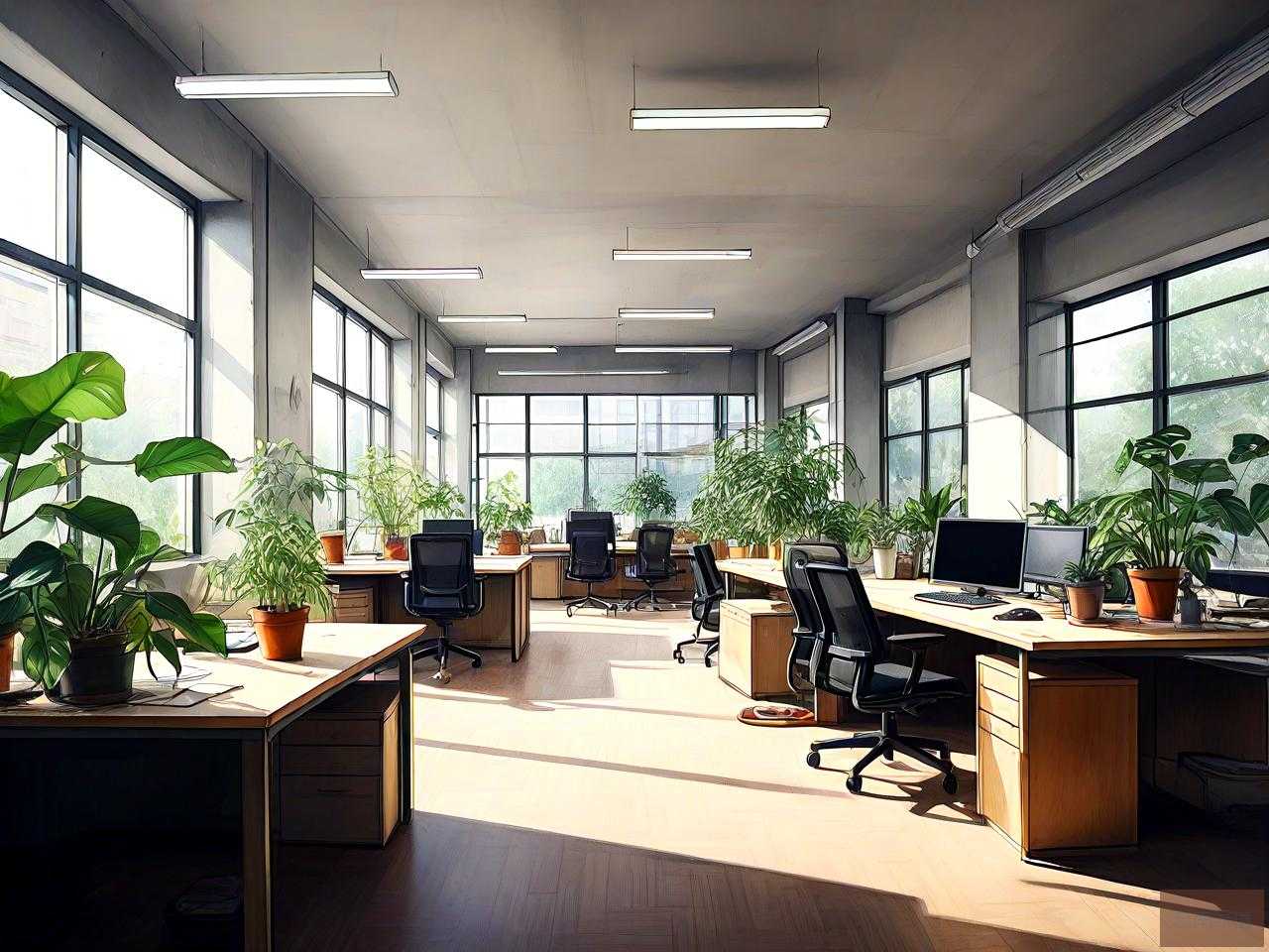 封闭办公室种什么植物