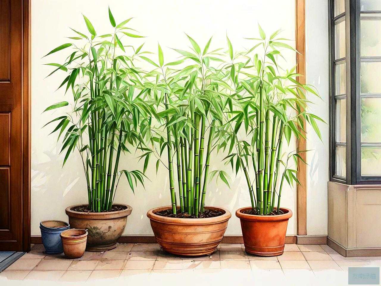 家中养竹子的摆放位置