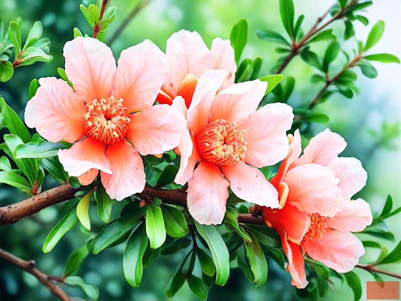 石榴的花是什么样子的