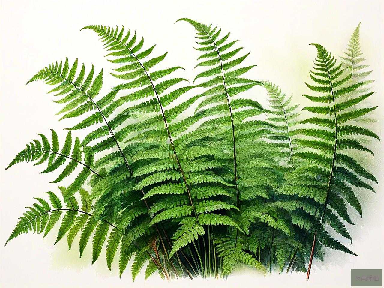 蕨类植物有真正的什么