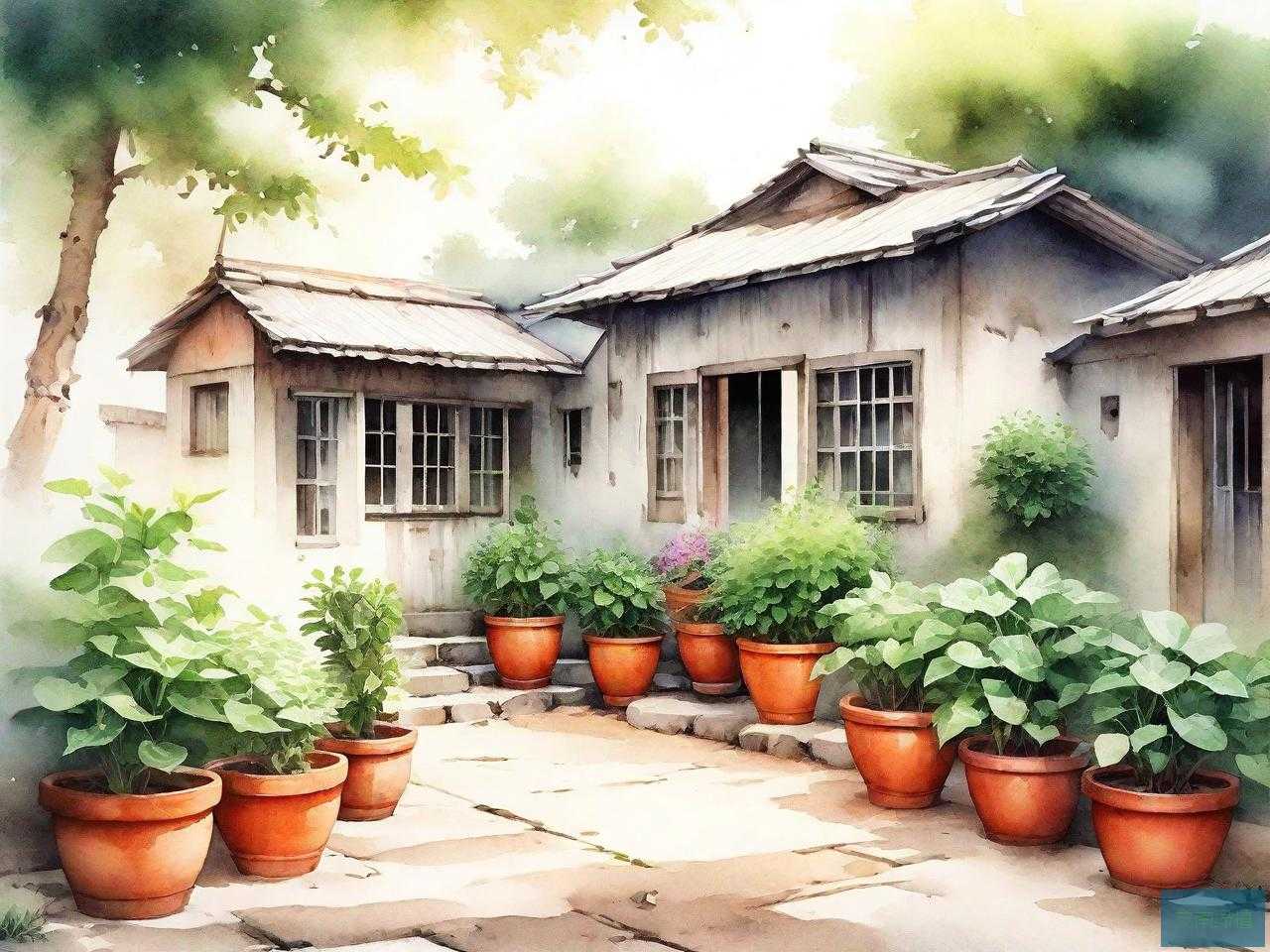 农村院里适合什么盆栽