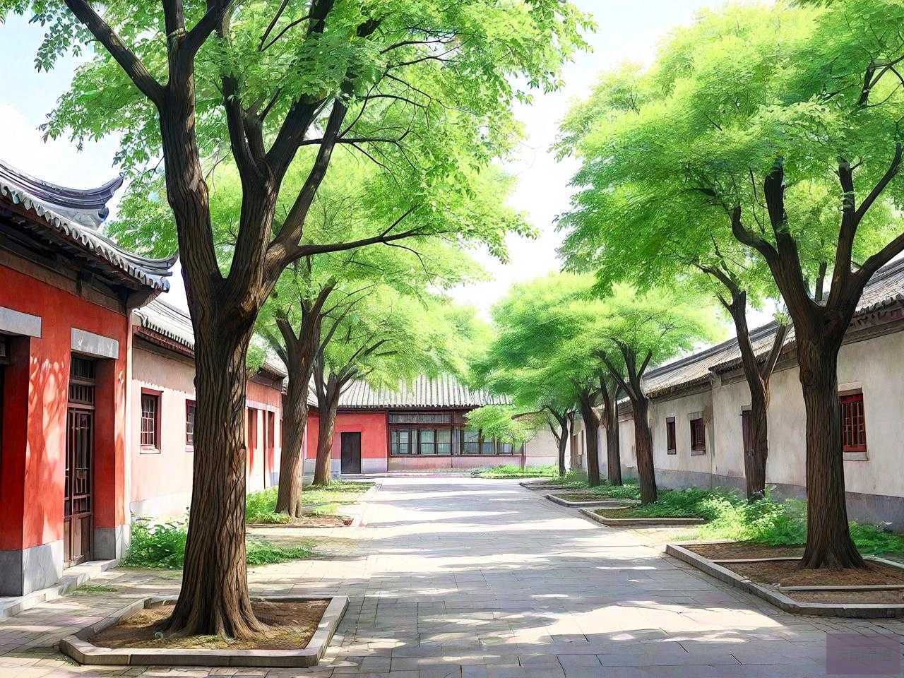 院内栽国槐风水好不好
