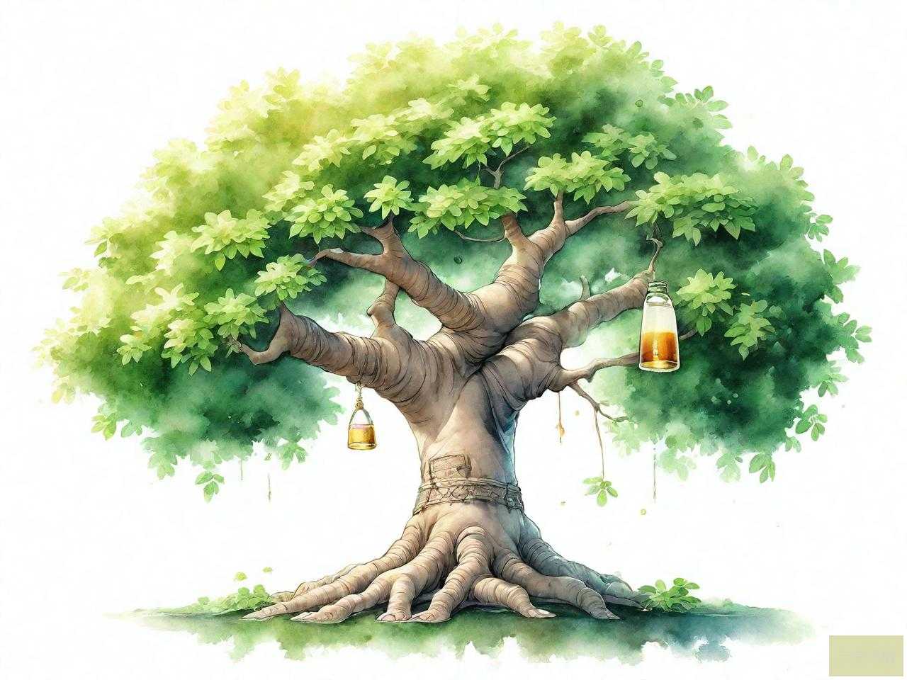幸福树用啤酒养才茂盛