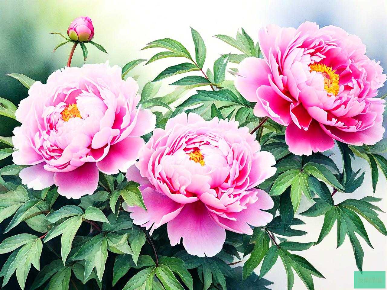 牡丹花的叶子长什么样