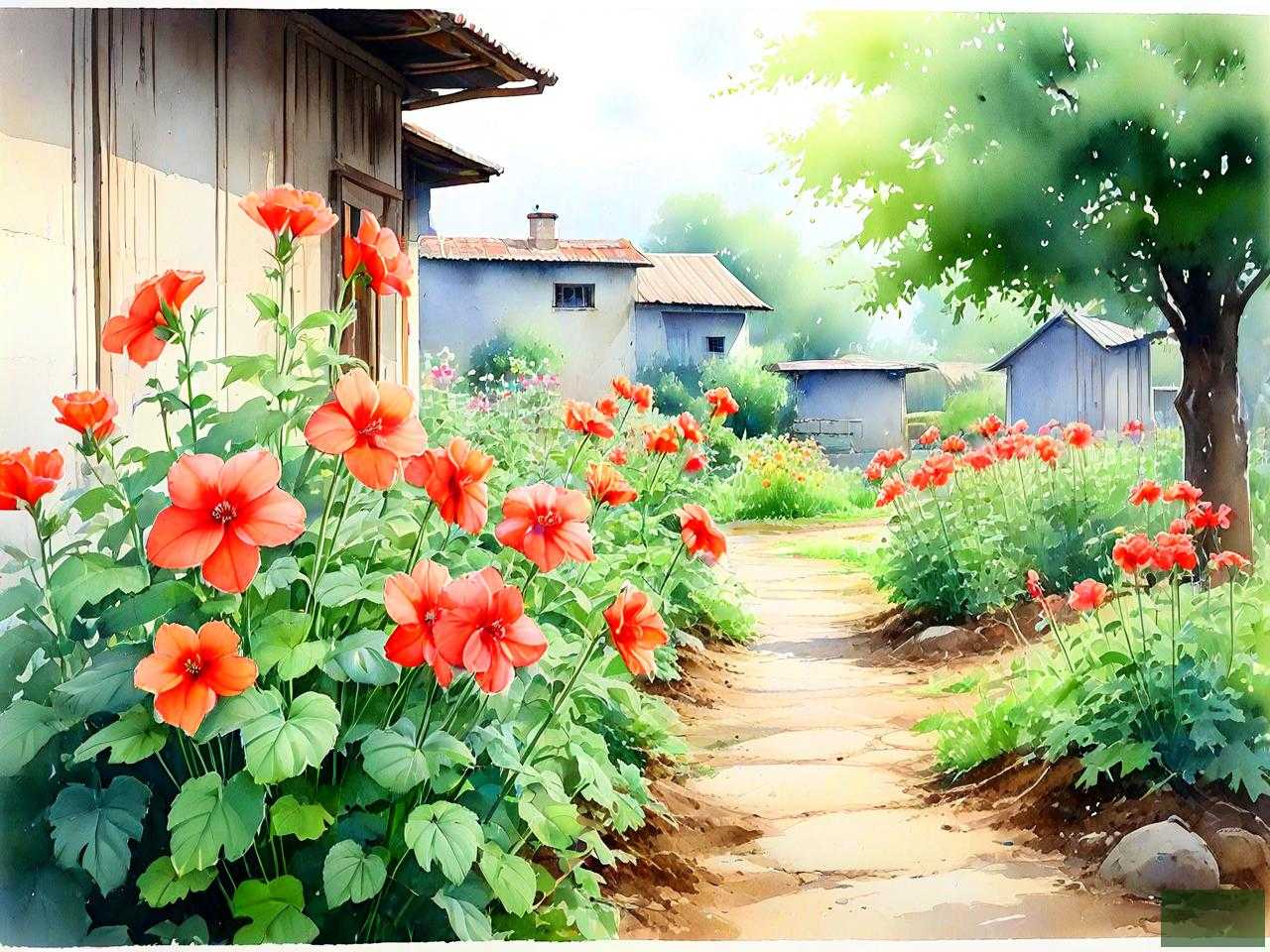 农村庭院栽什么花最好