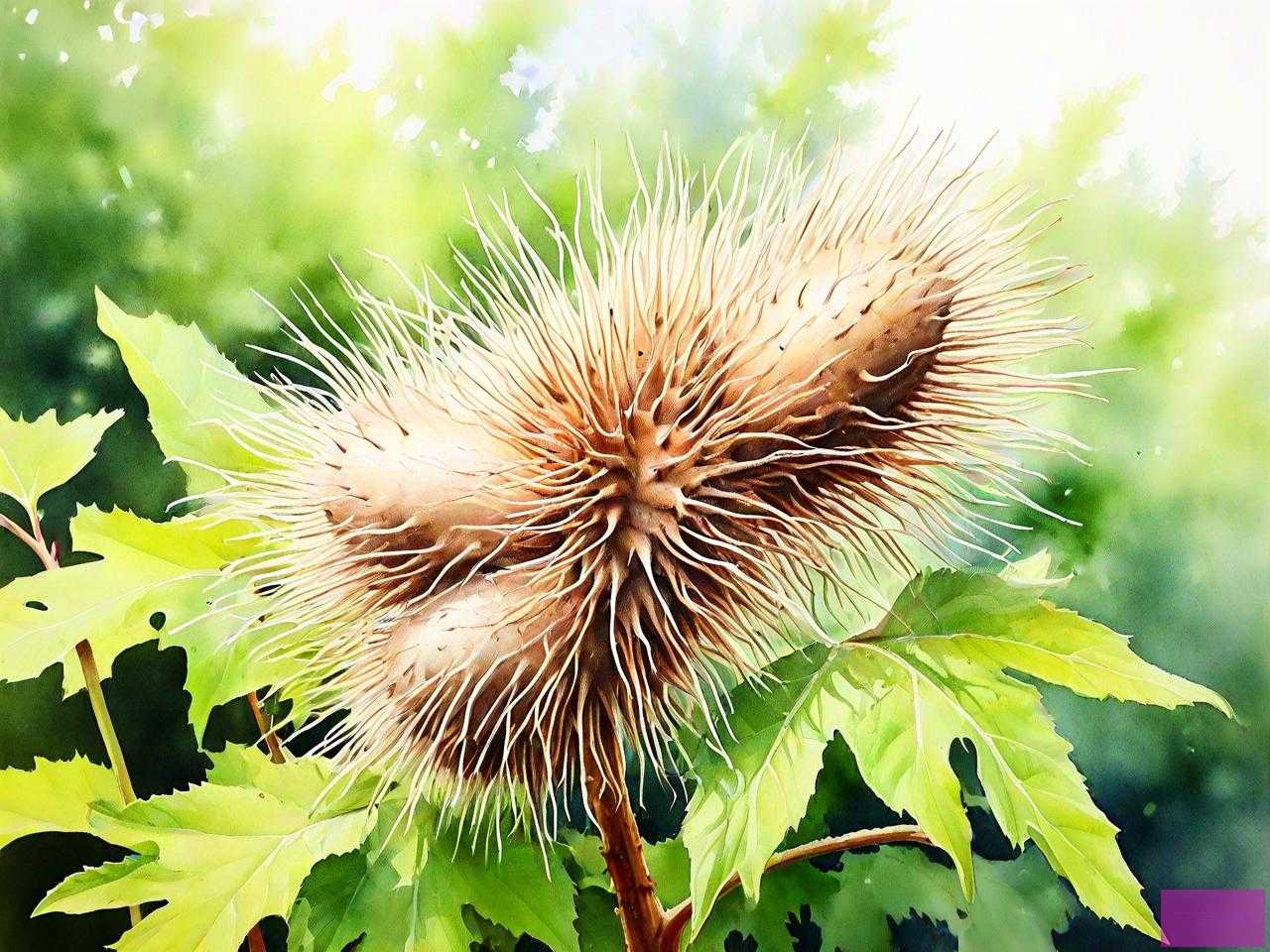 什么植物炸开传播种子