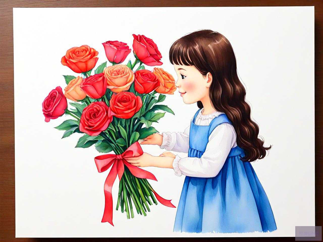 送妹妹鲜花卡片怎么写