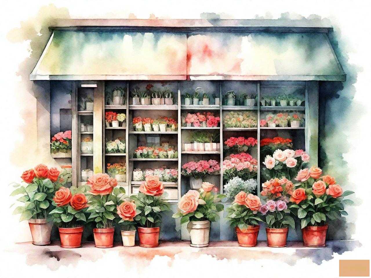 代送花的花店