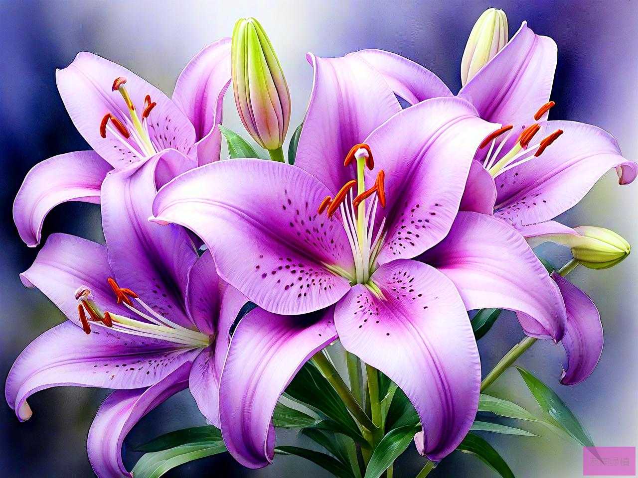 紫色百合花花语是什么
