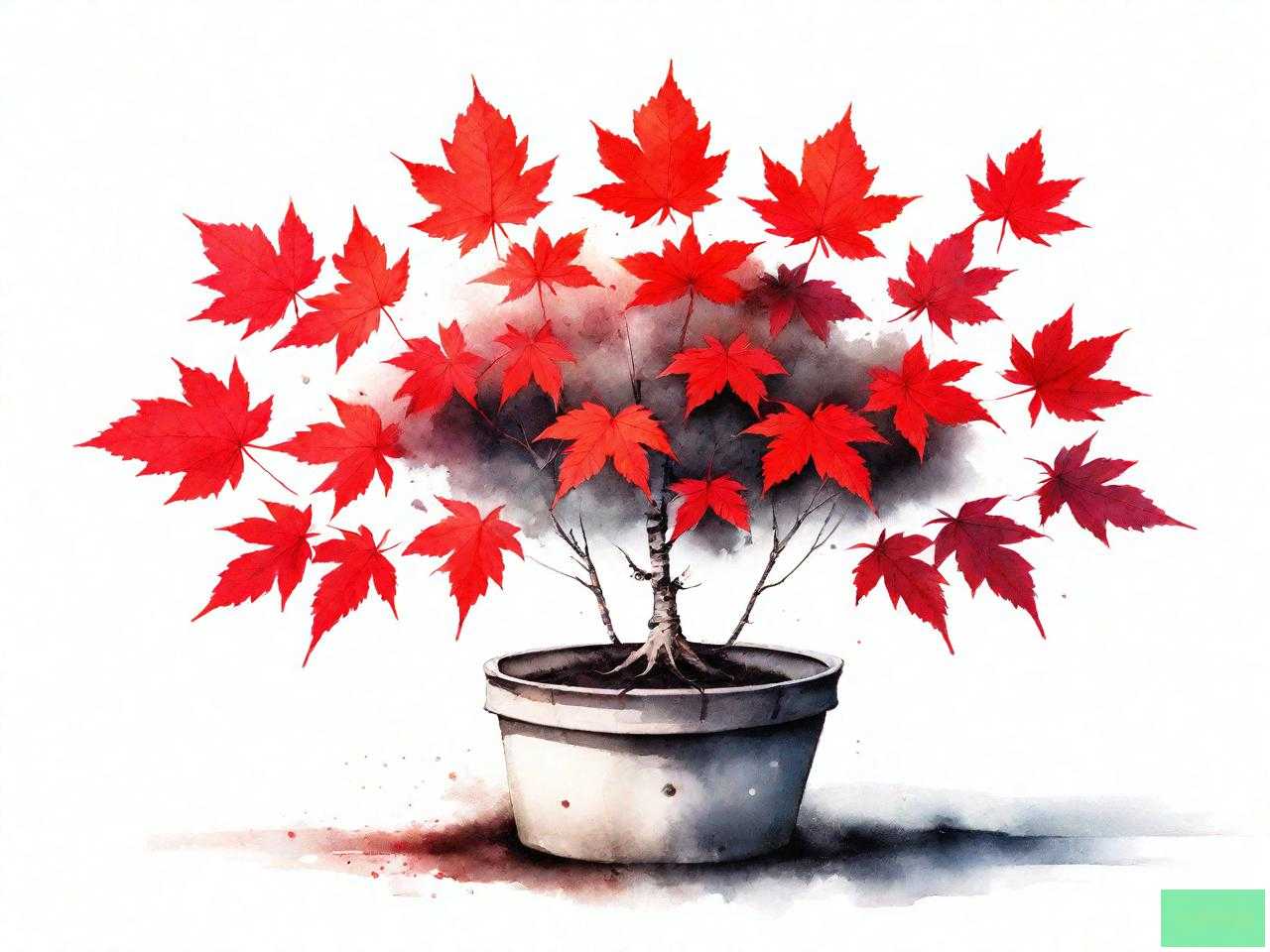 美国红枫小苗红点