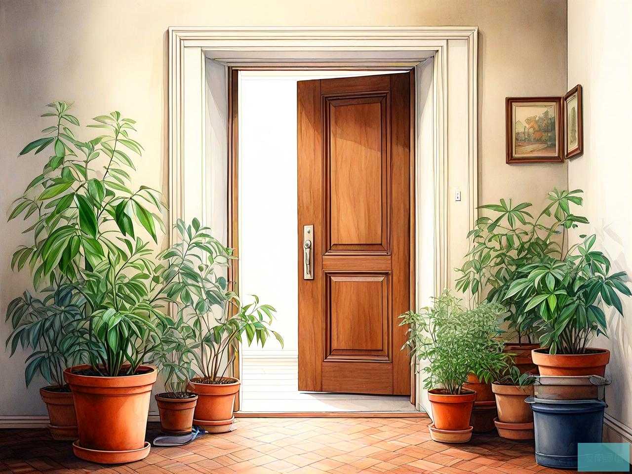 屋内门口放什么植物好