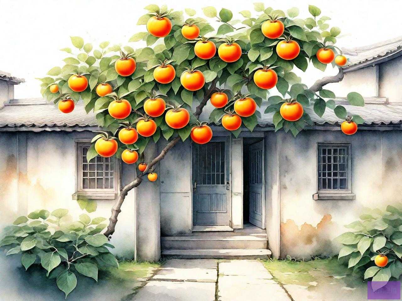 家门口种柿子树好不好