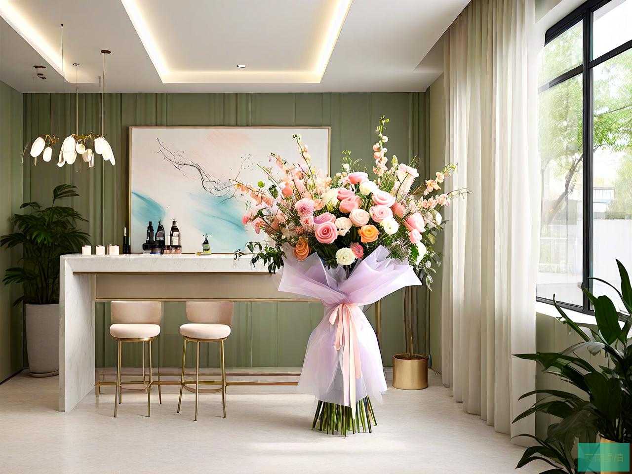 美容院开业送鲜花好吗