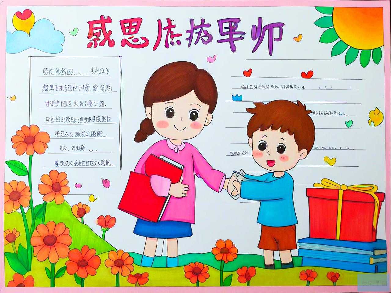 小学生感恩老师的话语