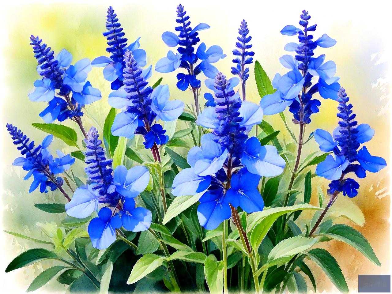蓝花鼠尾草是多年生吗