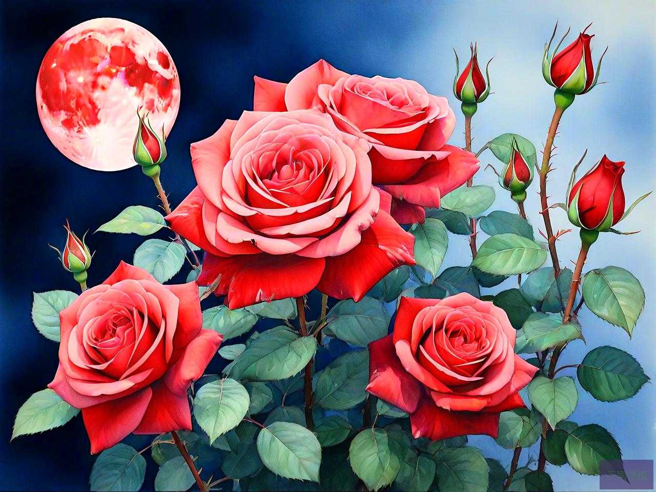 什么红的月季花品种好