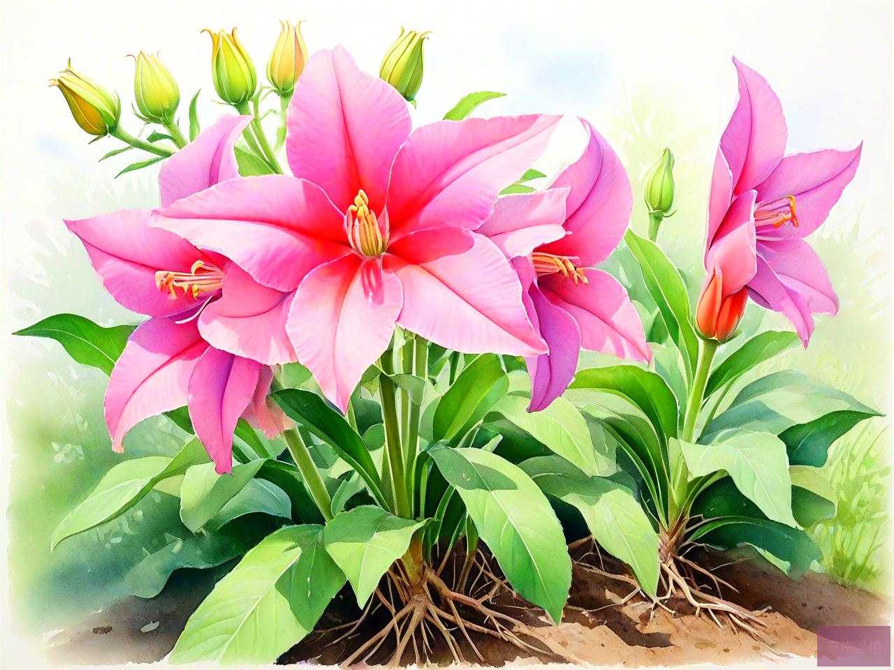 风铃花的根是什么样的