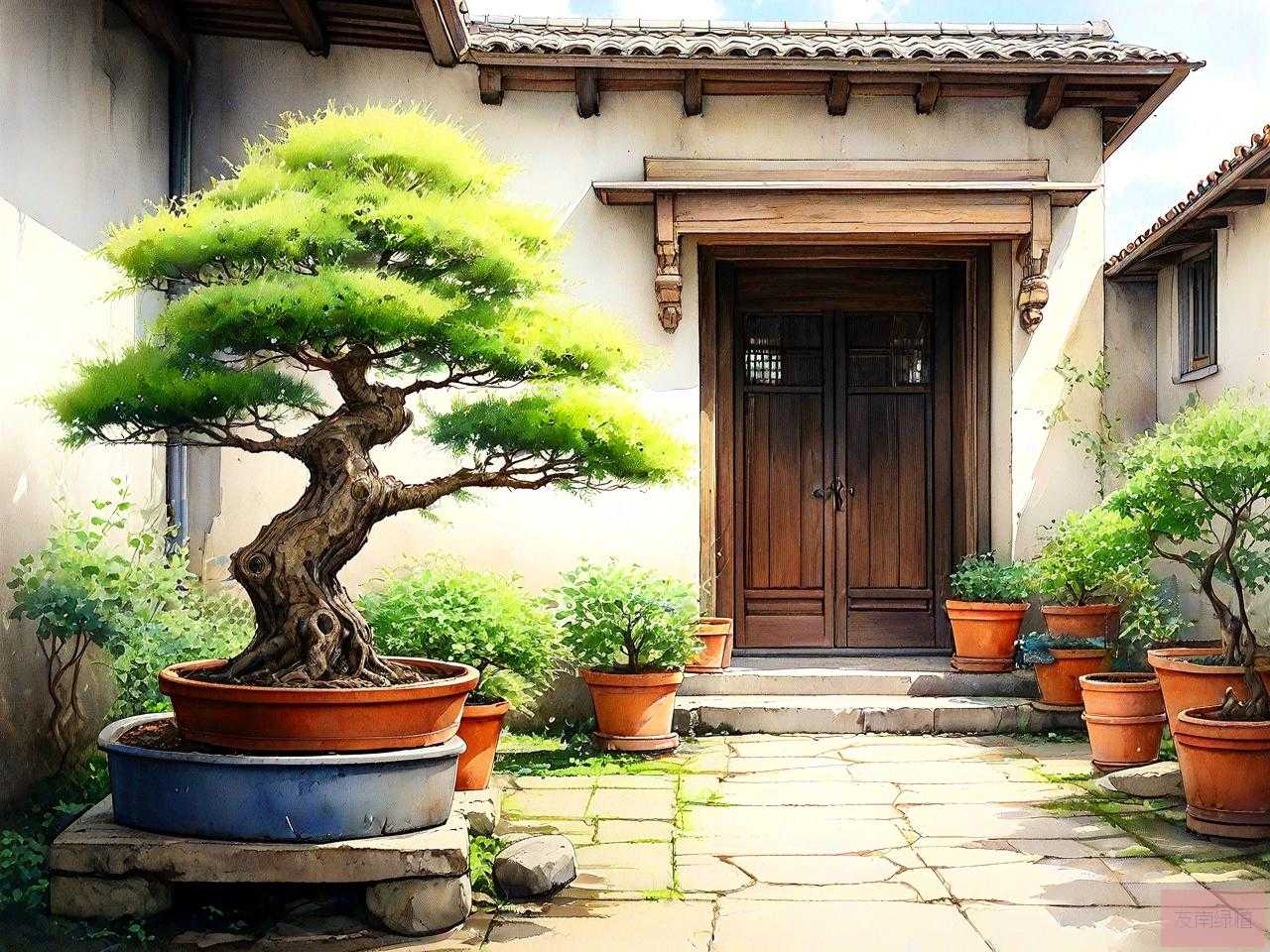 家庭院子放什么盆景好
