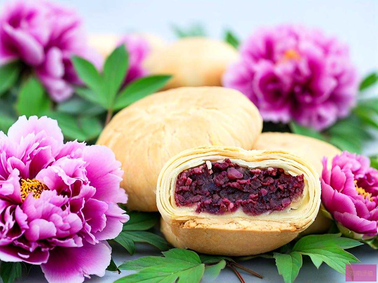 洛阳万景祥牡丹鲜花饼