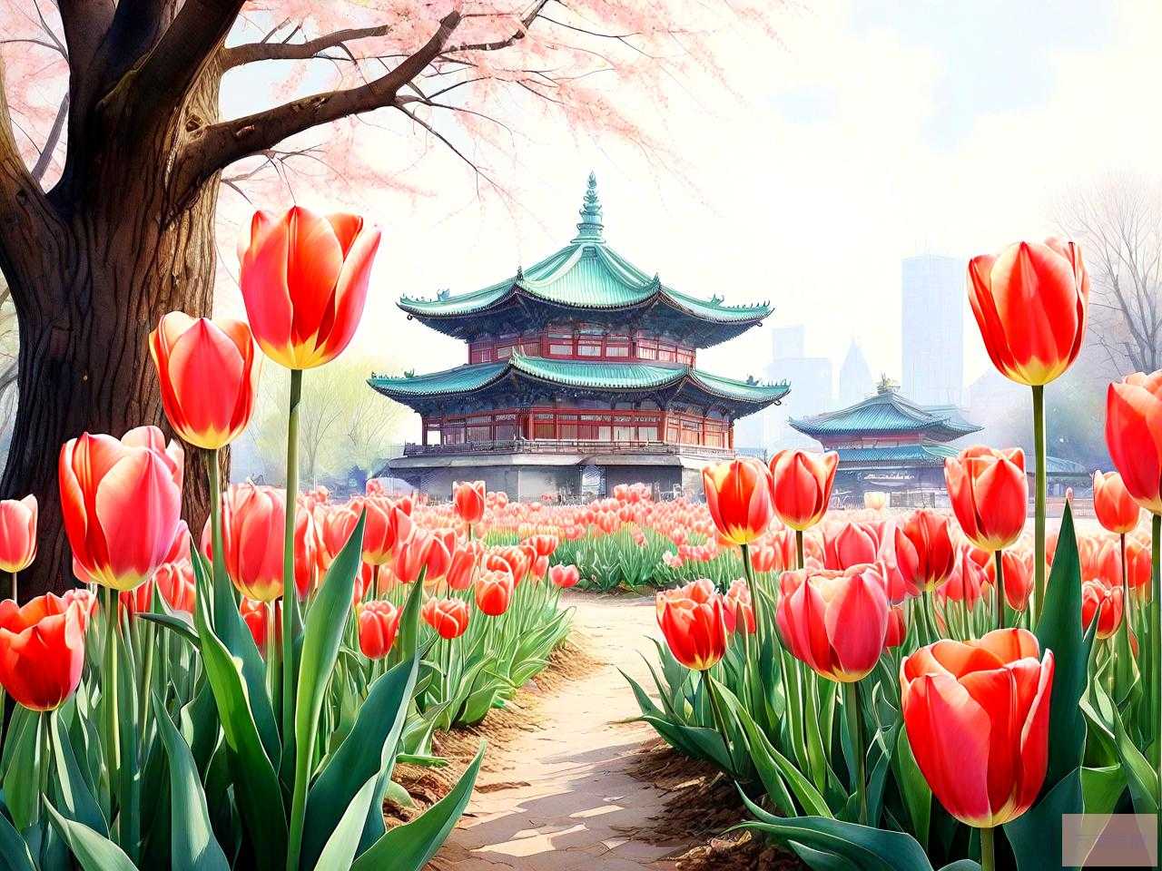 中国有没有郁金香之都