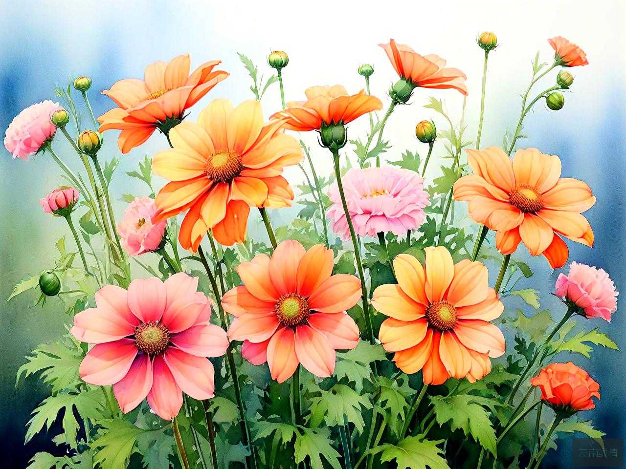 夏季插花选择什么花材