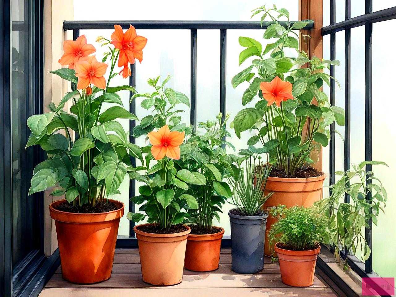 适合室内封闭阳台种植的植物