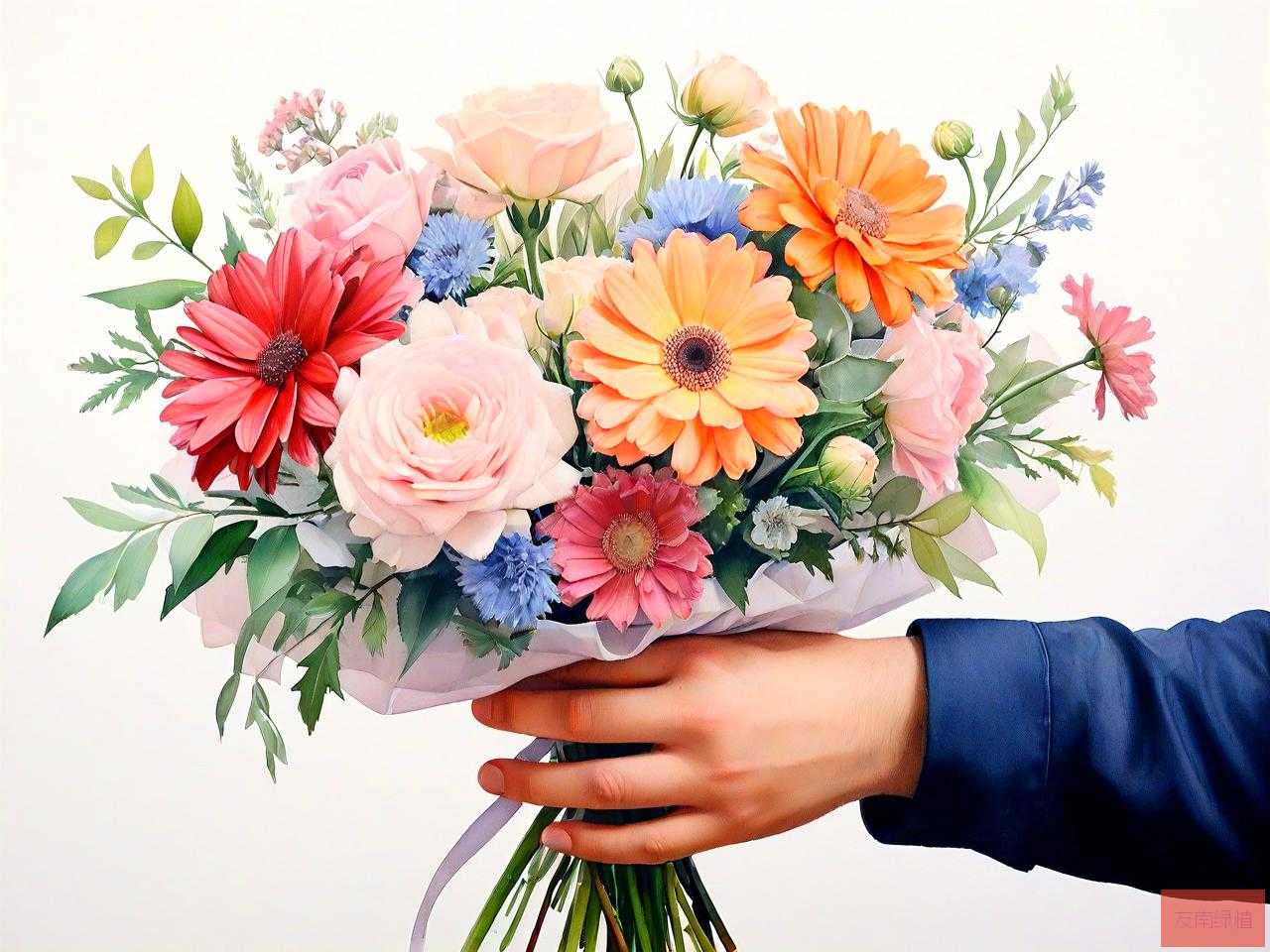 给顾客送花适合什么花