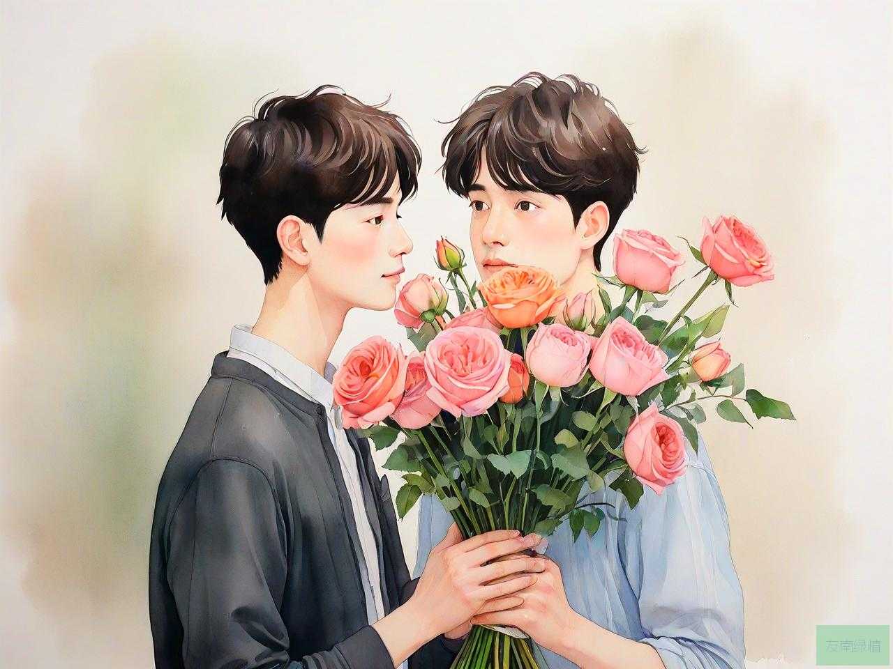 男性朋友过生送什么花