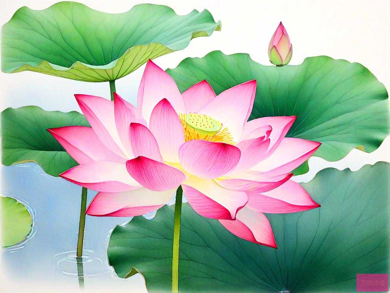 荷花的品质和象征意义