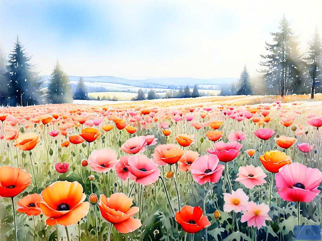 冬季花海适合种什么花