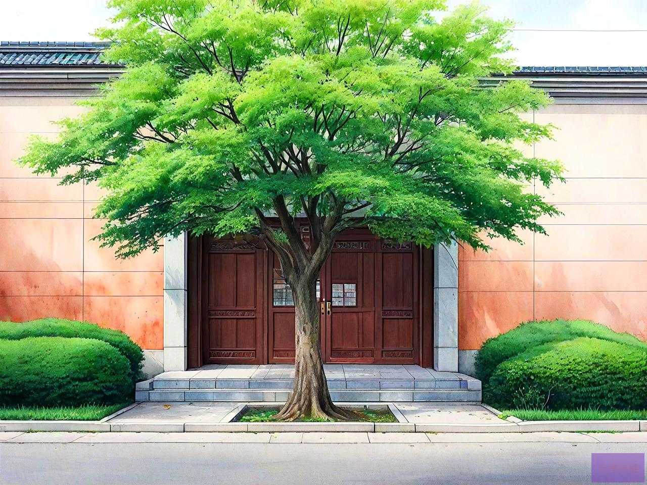 单位门口种什么树最好