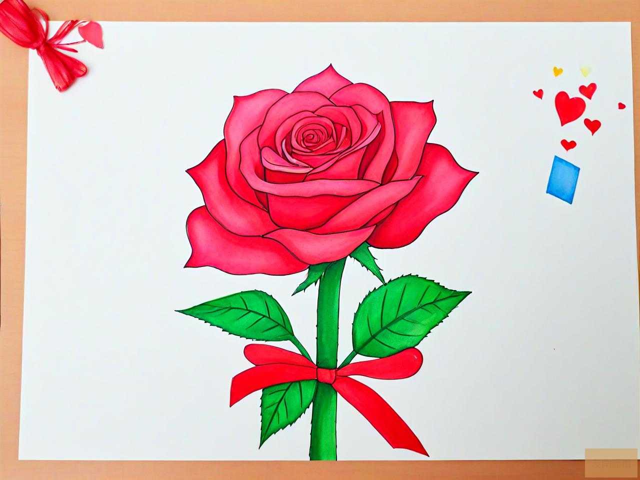 教师节手工制作玫瑰花